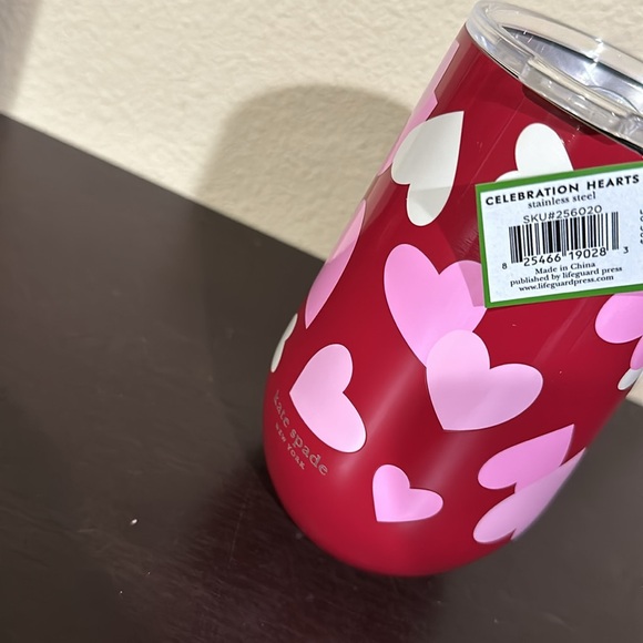 NWT Kate Spade 16oz stainless steel wine tumbler - Picture 4 of 5